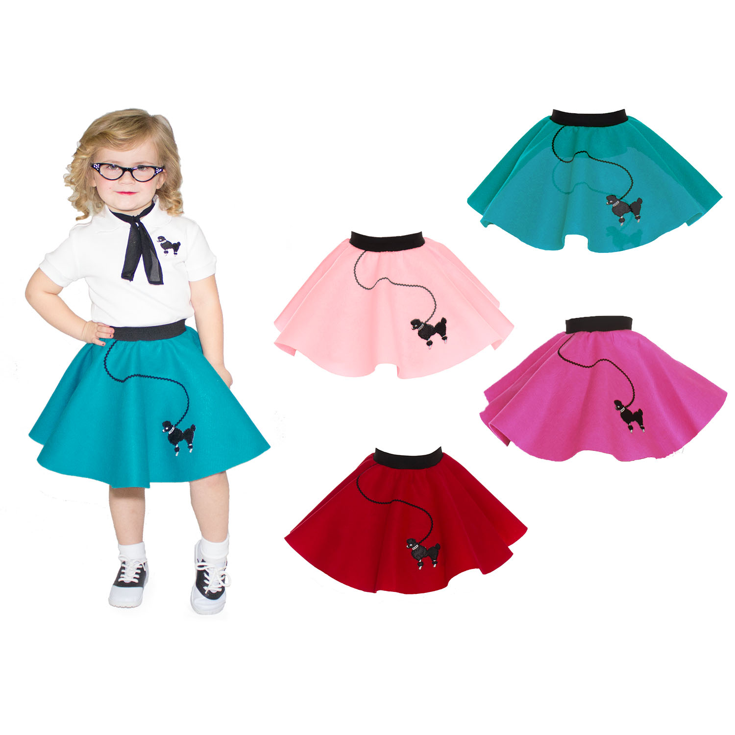 Hip Hop 50's Shop 13 yrs Toddler 50's Poodle Skirt